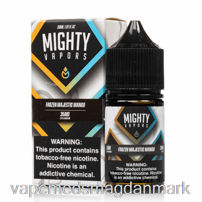 Engangs Vape Danmark Frossen Majestætisk Mango - Mægtige Dampe Salte - 30ml 35mg